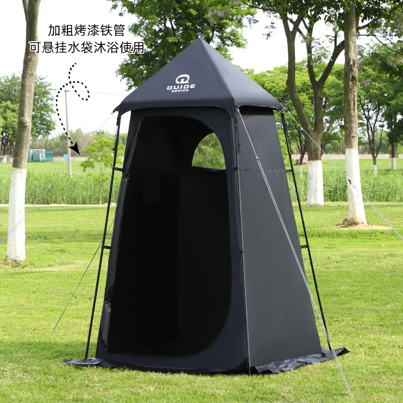 간이탈의실 텐트 샤워 부스 캠핑 화장실 환복 탈의실 G-02 카키 실버 - 상세 이미지 4