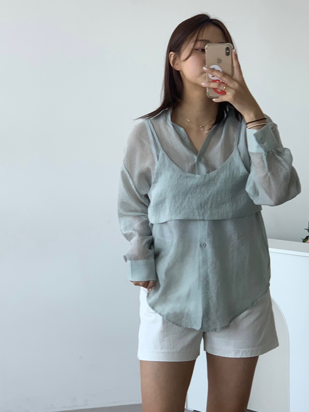 여성반바지 버뮤다팬츠 3부 와이드 큐롯팬츠 - 상세 이미지 2