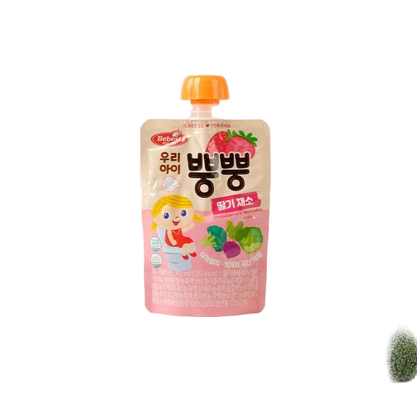 베베스트 우리아이 뿡뿡 - 딸기 채소 10개입 : 기억유통