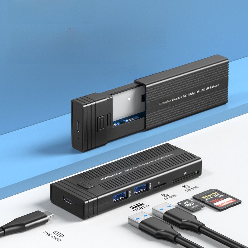 M.2 SSD 외장리더기 USB3.1 미니 변환기