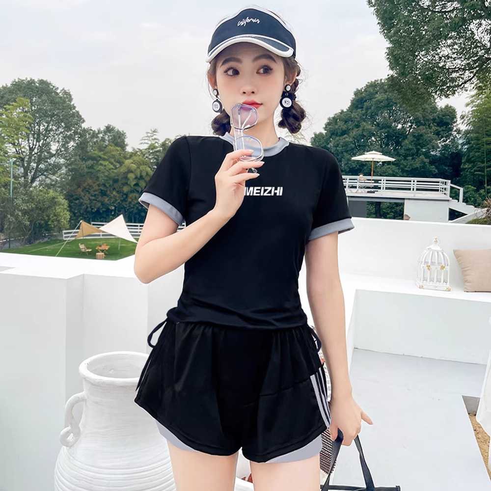 중년수영복 아줌마 엄마 할머니 뱃살 원피스 호캉스 - 상세 이미지 2