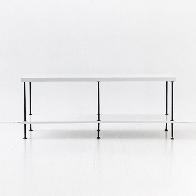 이지보 툴프리 TV거실장 1200 N형 1200x400x475mm, 화이트 0709.4729