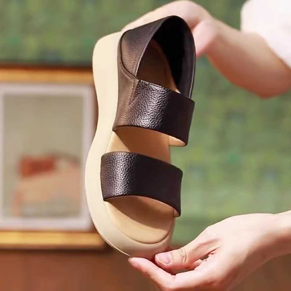 뒤막힌샌들 장마철 장마 발편한 해외여행 신발 - 상세 이미지 4