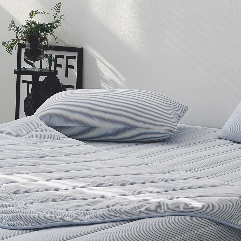 누비지오 부스터 냉감 브랜드 여름 홑이불 차렵이불 베개세트 SS