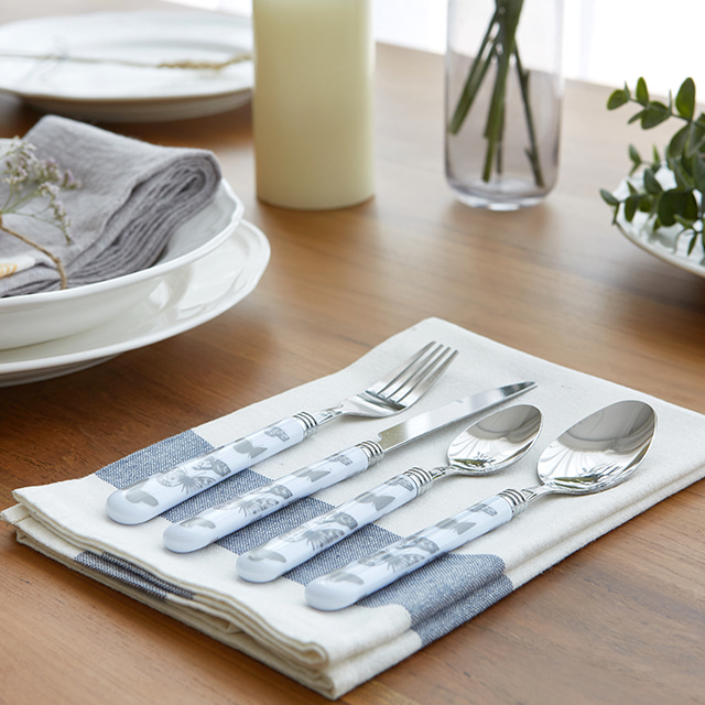 GREBAR 16피스 양식기 4인세트 나비