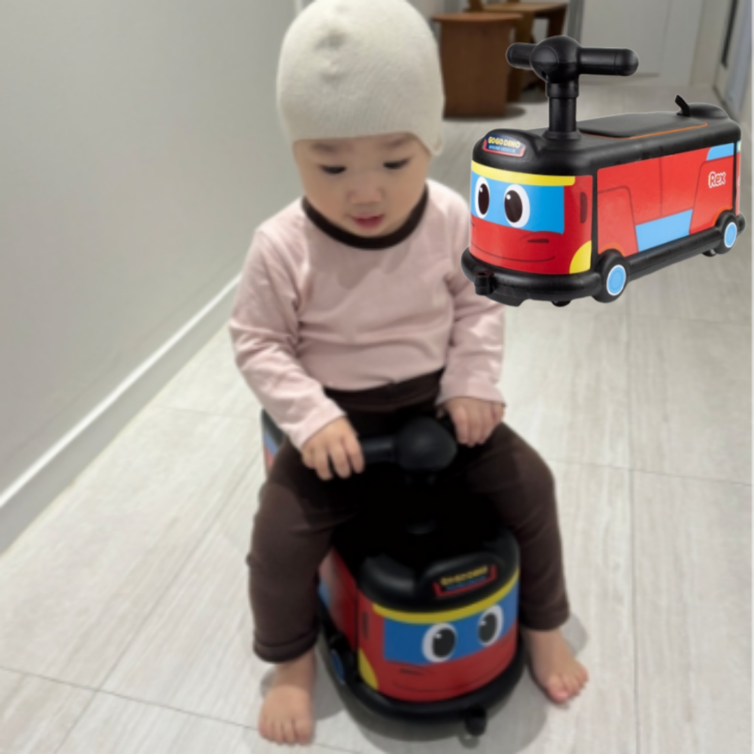 아기 무소음 붕붕카 유아 실내 타는 자동차 붕붕카 고고다이노 롤링카