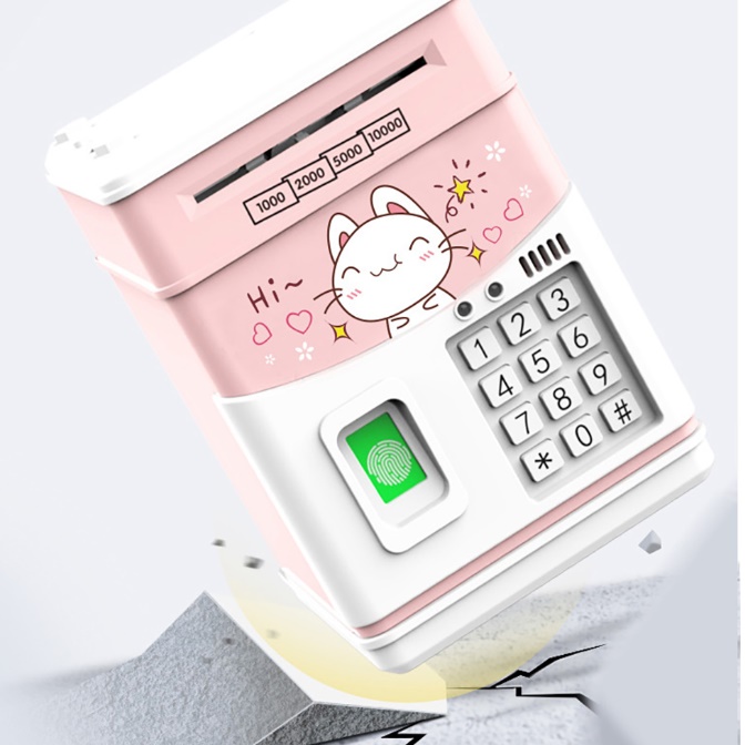 어린이 비밀 금고 장난감 재밌는 저금통 atm 어린이 미니 금고 - 상세 이미지 2