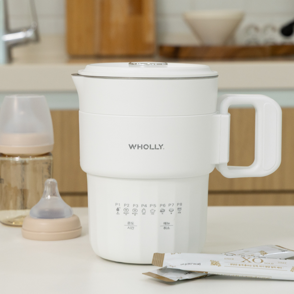 휴대용 분유포트 접이식 여행용 전기 라면 포트