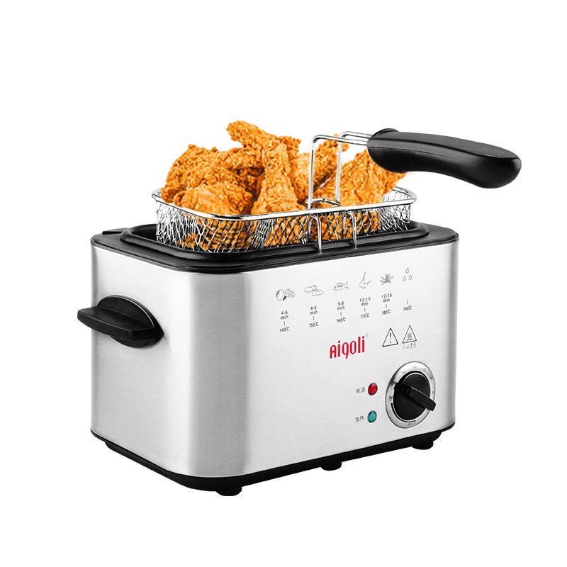 스마트 튀김기 가정용 자동 조리 편리한 사용 1.5L