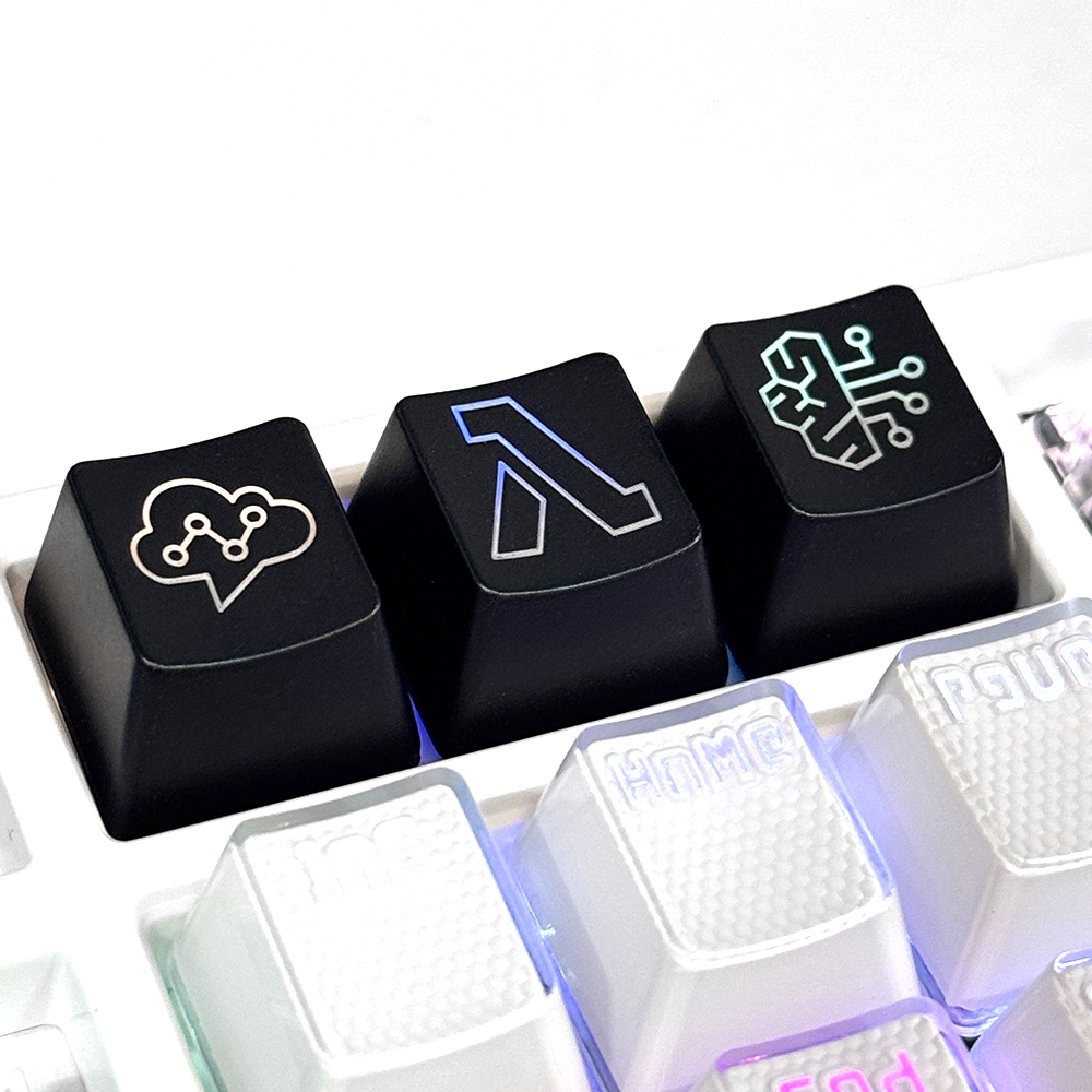 키캡 주문제작 레이저 각인 인쇄 LED 투과 기계식 키보드 OEM R1 키보드 키링 가방 꾸미기 이미지 7