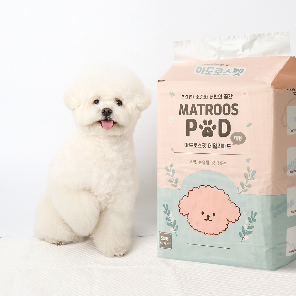 마도로스펫 배변패드 데일리패드 표준형 대형 300매 150매 논슬립 무향
