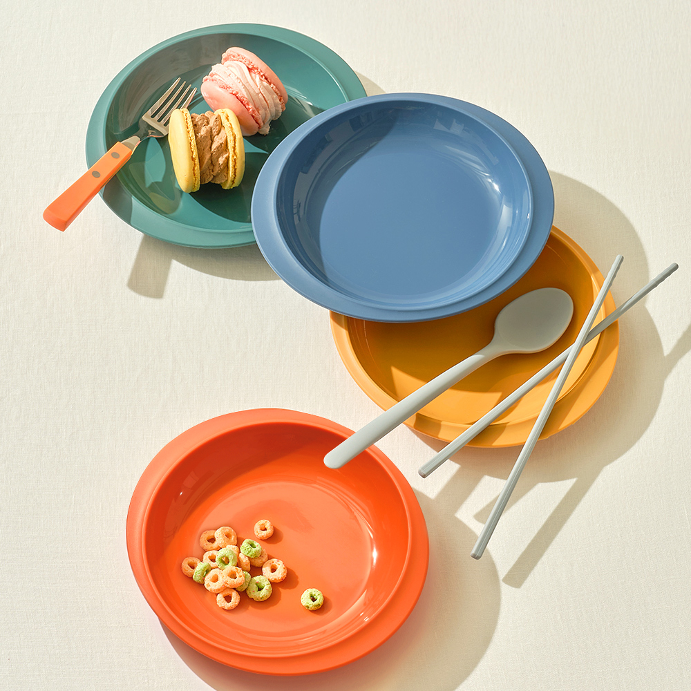 [N단독] 실리팟 프리미엄 실리콘 플레이트 캠핑 피크닉 파스타 접시 원형 볼