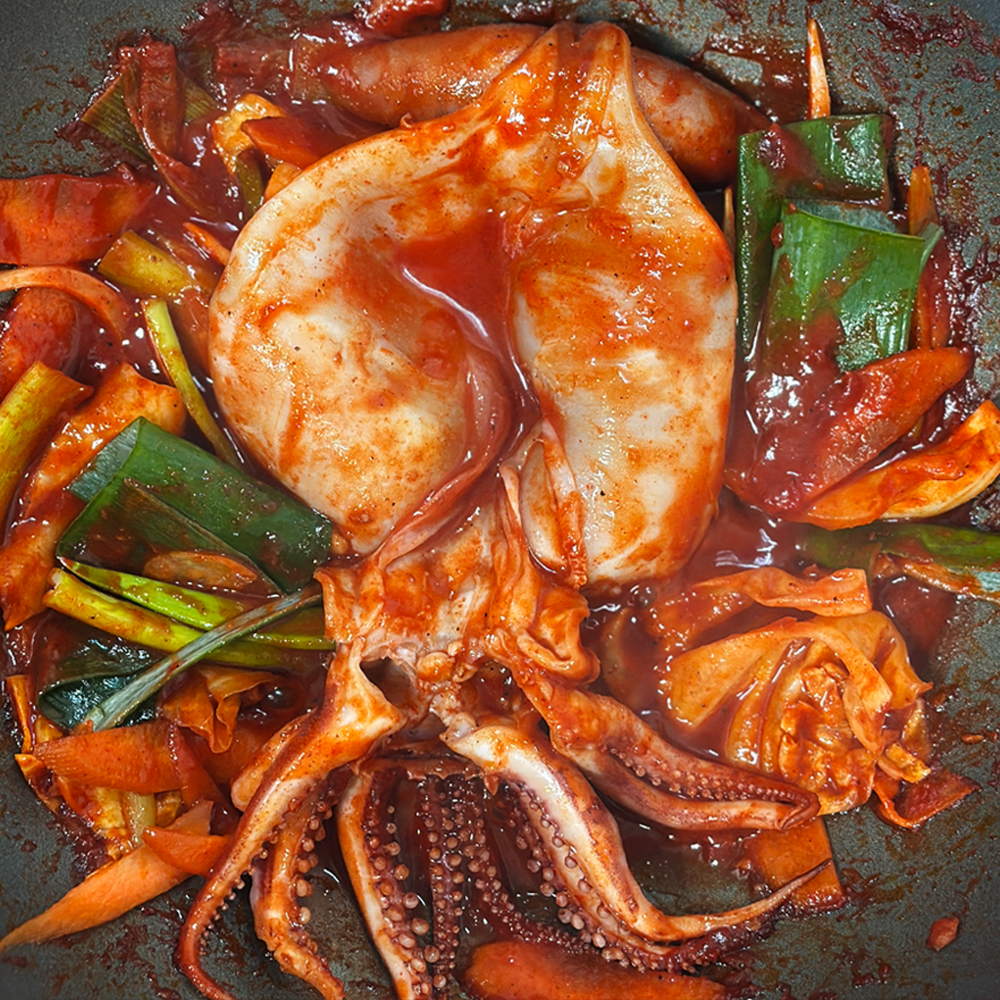 고기소녀 매운 오징어 볶음 불오징어 450g 팔당 - 상세 이미지 5