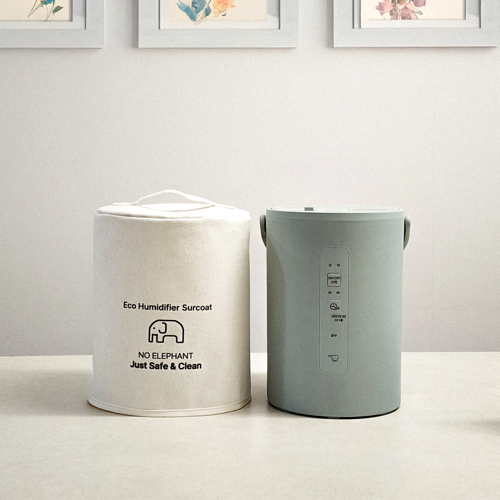 1.8L (2L형) 조지루시 가열식 가습기 코끼리 온열 여행용 캠핑 미니 원룸