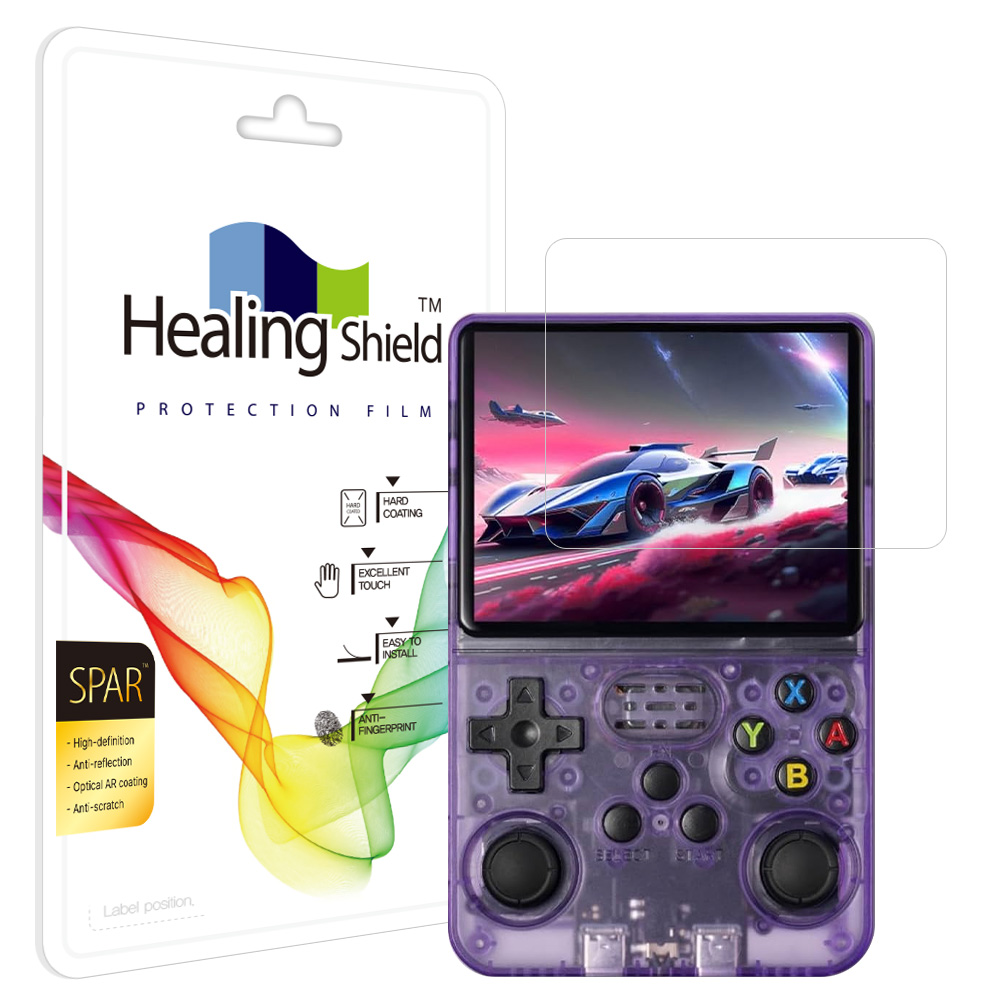 R36S 레트로 휴대용 게임기 슈페리어 AR 고화질 액정보호필름 1매