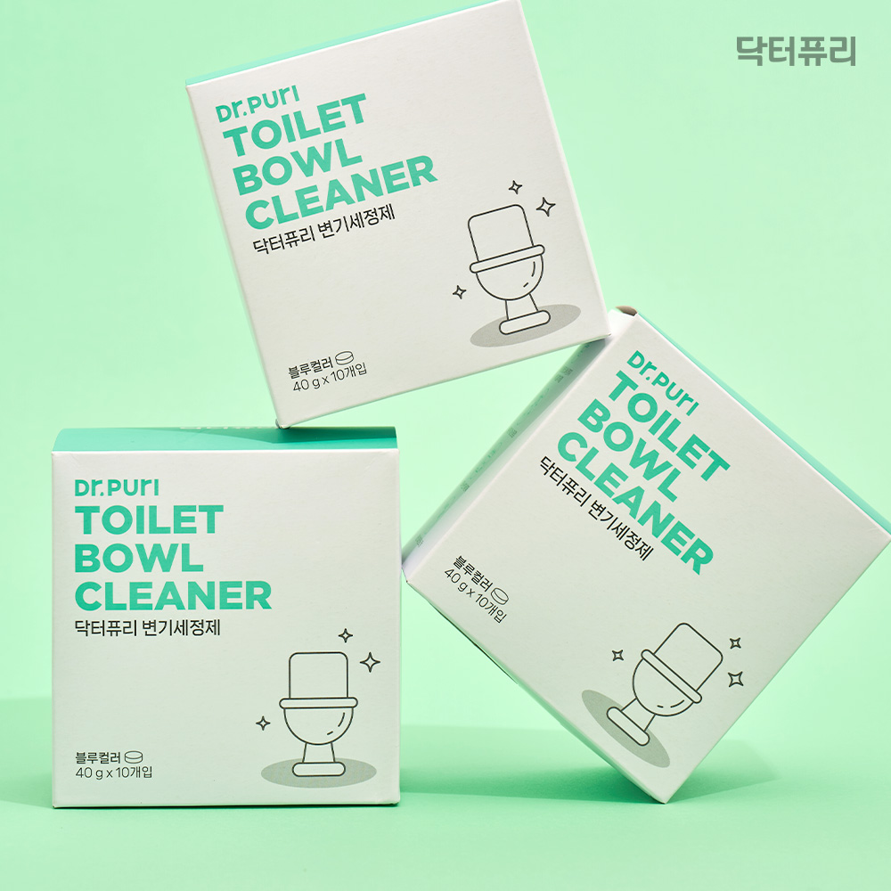 닥터퓨리 오래가는 변기세정제 클리너 40g 10개입, 1개 - 상세 이미지 3