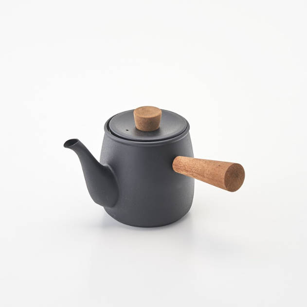 미야코 차기 티팟 0.38L 블랙 - 상세 이미지 3