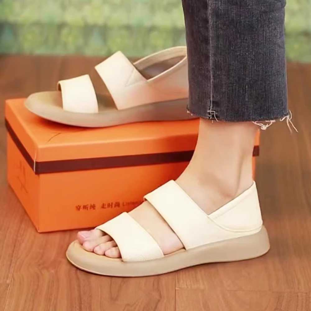 뒤막힌샌들 장마철 장마 발편한 해외여행 신발 - 상세 이미지 2
