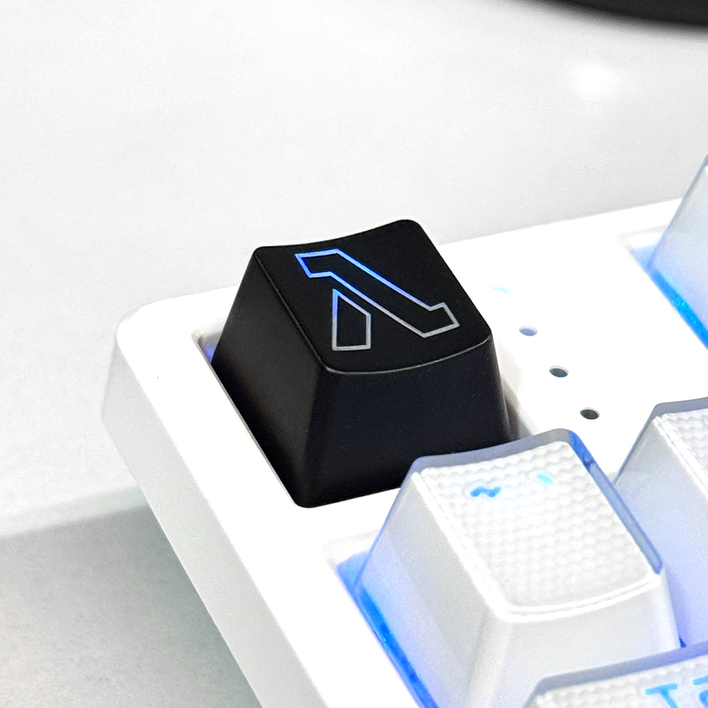 키캡 주문제작 레이저 각인 인쇄 LED 투과 기계식 키보드 OEM R1 키보드 키링 가방 꾸미기 - 상세 이미지 2