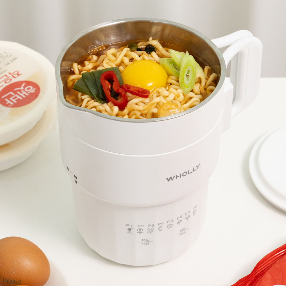 휴대용 분유포트 접이식 여행용 전기 라면 포트