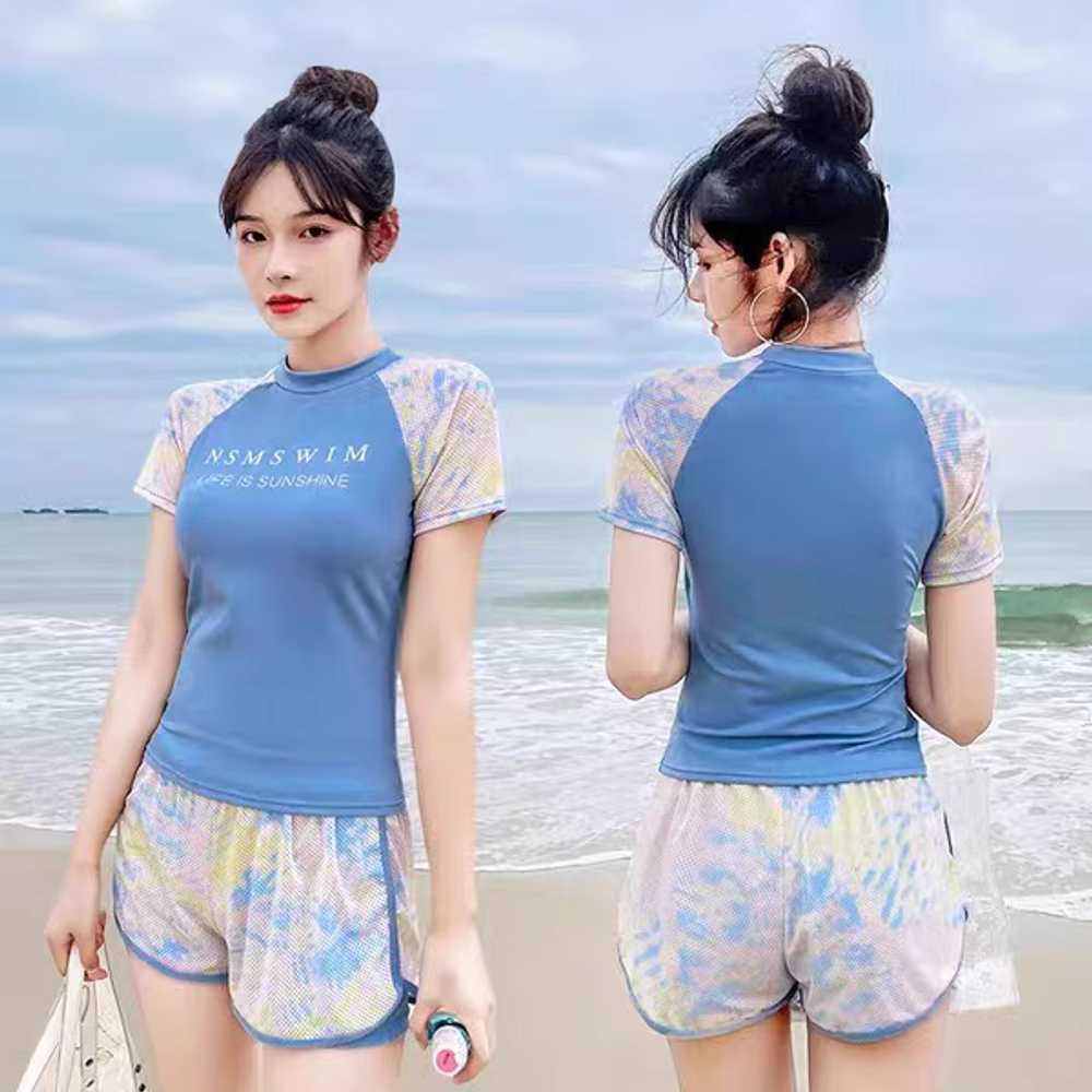 중년수영복 아줌마 엄마 할머니 뱃살 원피스 호캉스 - 상세 이미지 4