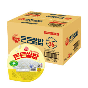 오뚜기 든든쌀밥 210g 36개 맛있게 먹은 솔직 후기 - 상품 이미지 1