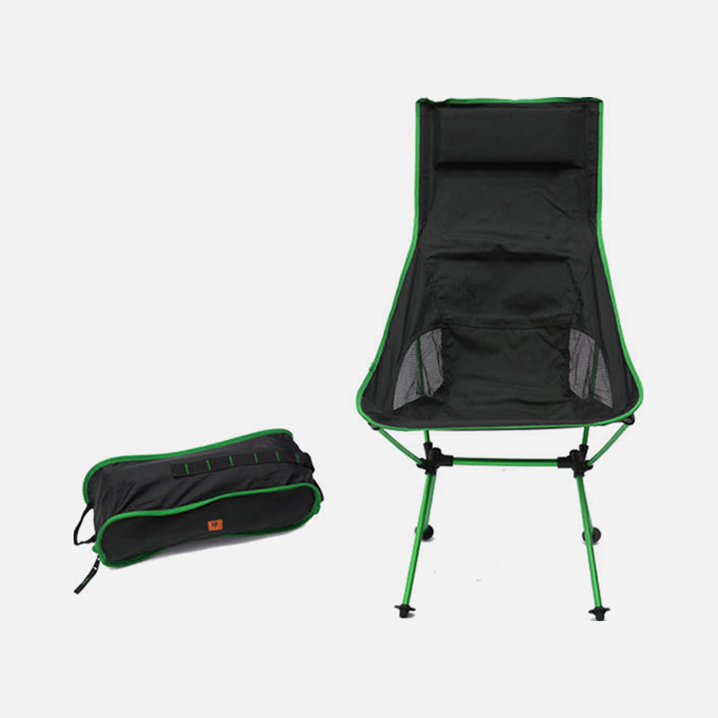 KOOLMAN(쿨맨) 초경량 릴렉스 체어 캠핑의자 A형 롱, 그린, 1개