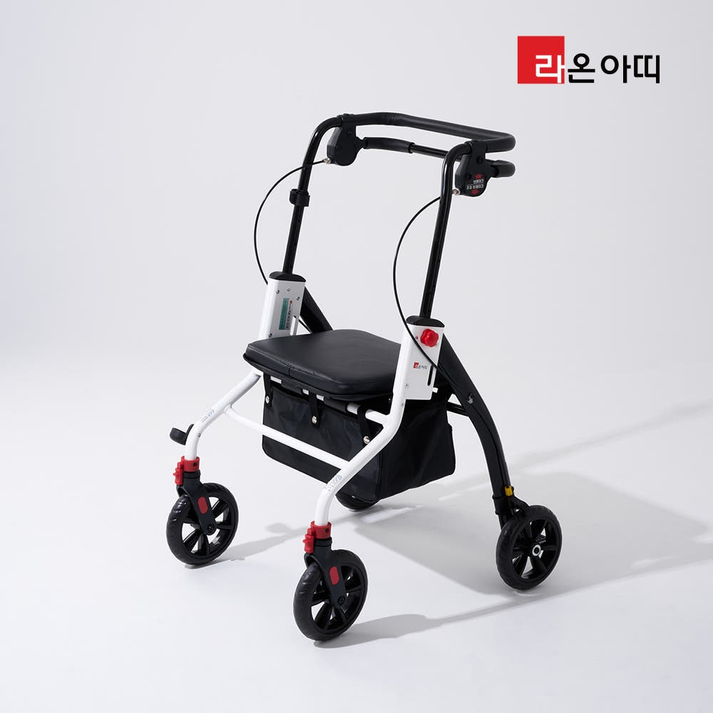 라온아띠 어르신보행기 직립형 KCS-780 고정 보관이 편리한 성인용 할머니 보행보조차 - 상품 이미지