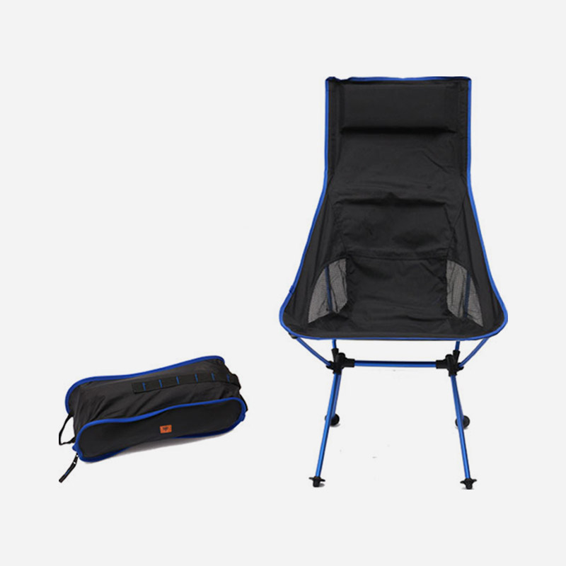 KOOLMAN(쿨맨) 초경량 릴렉스 체어 캠핑의자 A형 롱, 블루, 1개
