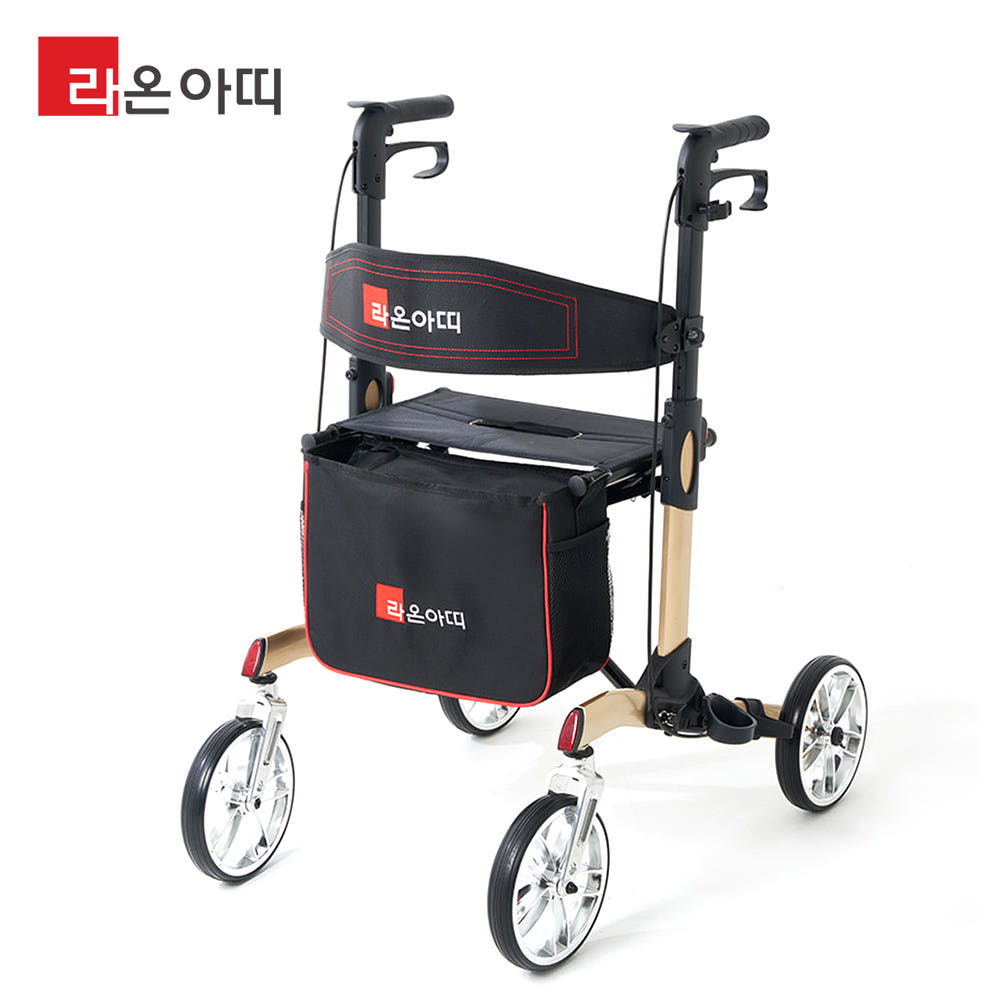 라온아띠 성인용보행기 KCS-578 할머니 할아버지 롤레이터 선물 고령자용 보행차 - 상품 이미지