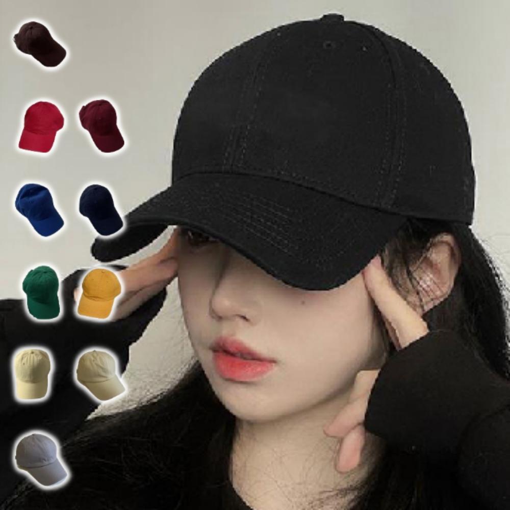 빈티지 야구 모자 기본 코디 무지 볼캡 - 상품 이미지