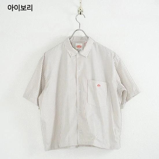 단톤 도트버튼 캐주얼 반팔셔츠 여성 DT-B0336POD 블랙체크 36 - 상세 이미지 4