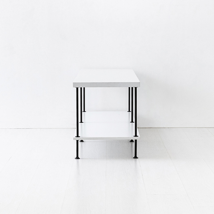 이지보 툴프리 TV거실장 1200 N형 1200x400x475mm, 화이트 0709.4729