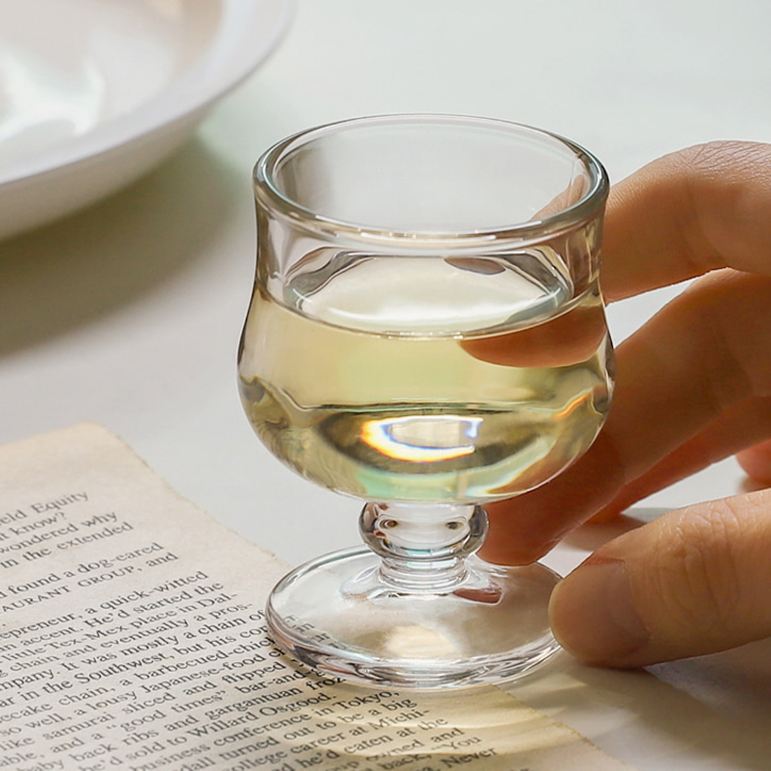 고블렛 소주잔 연태고량주 꼬냑 사케잔 술잔 빼갈잔 홈파티 집들이선물 50ml 이미지 8