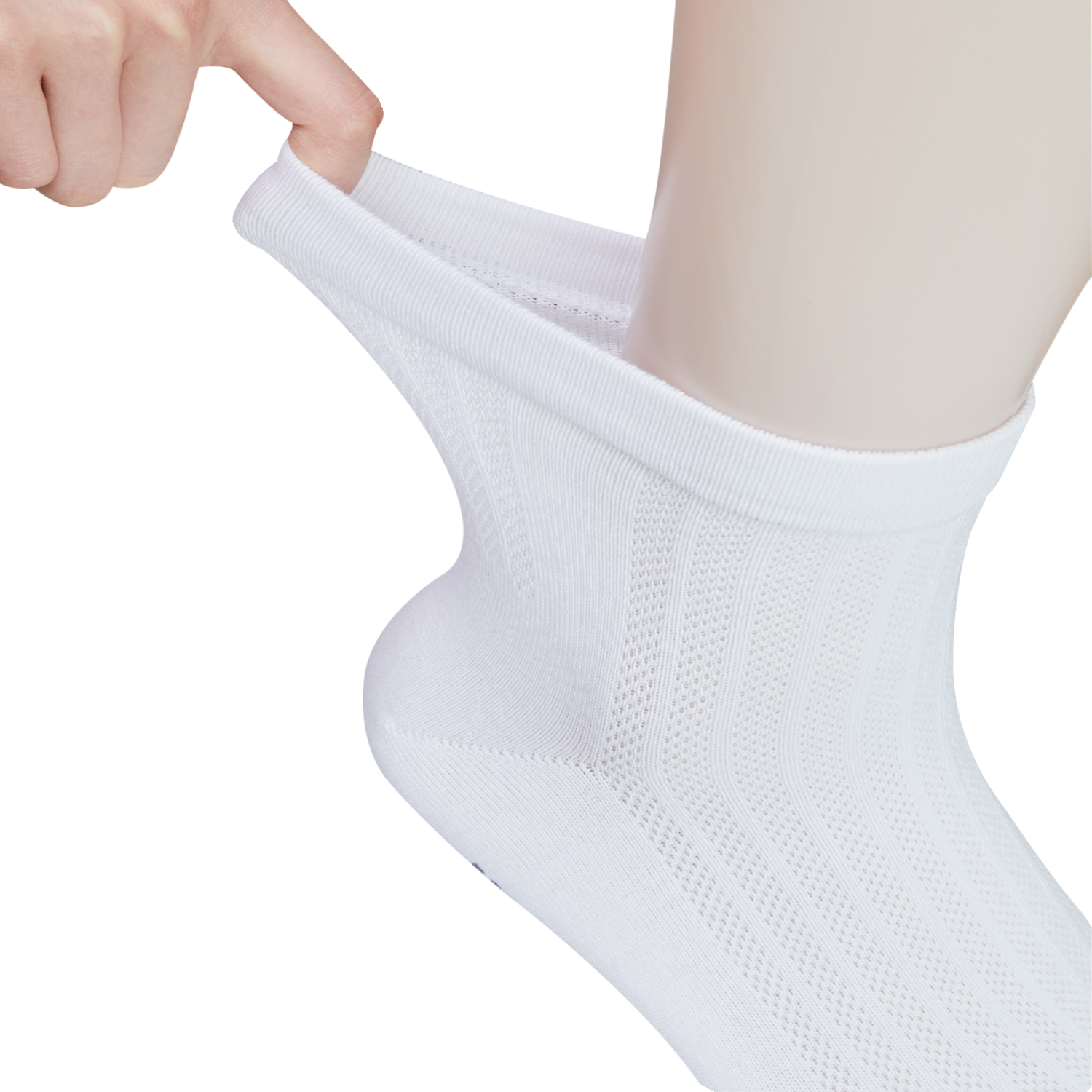 다안삭스 무압박 빅사이즈 여름 메쉬 망사 순면 정장 단목 양말 - 상품 이미지