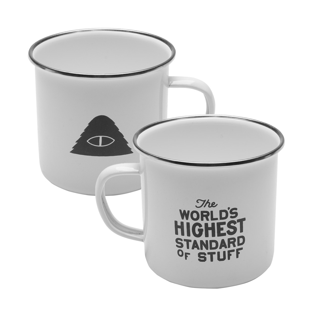 폴러스터프 에나멜 캠프 머그 캠핑 법랑 컵 400ml, NEW 화이트 STANDARD