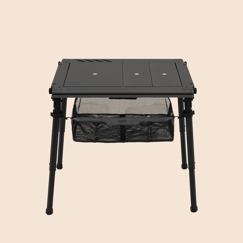 카고컨테이너 컴포트 IGT 테이블 접이식 2유닛, 그레이