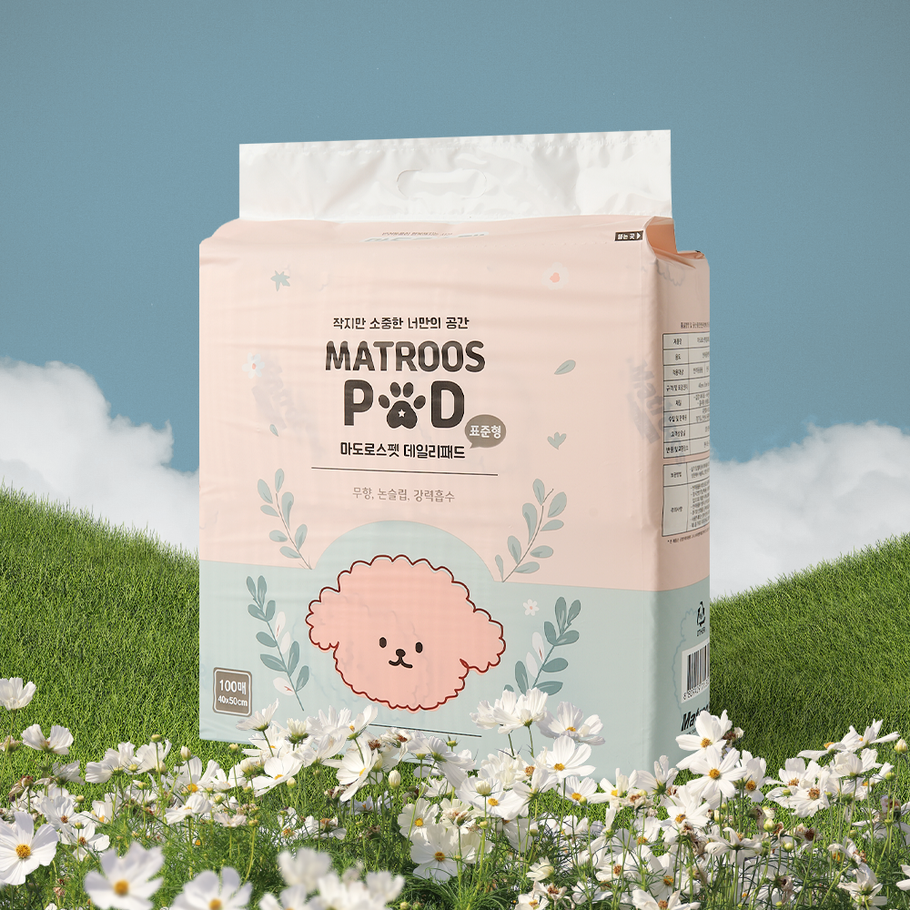 마도로스펫 배변패드 데일리패드 표준형 대형 300매 150매 논슬립 무향