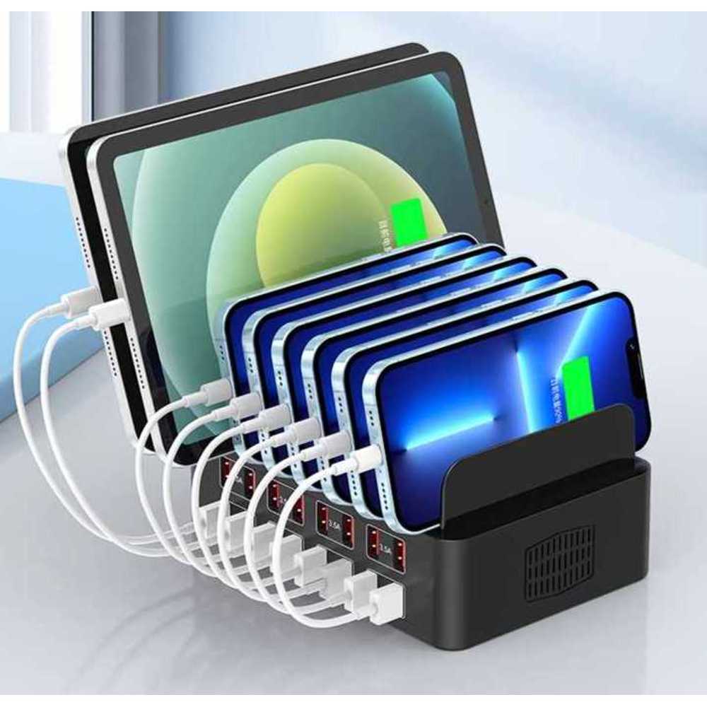 휴대폰 멀티 충전기 포트 10포트 태블릿 식당 카페 16포트 USB+150W 선풍기 : 오케이와이