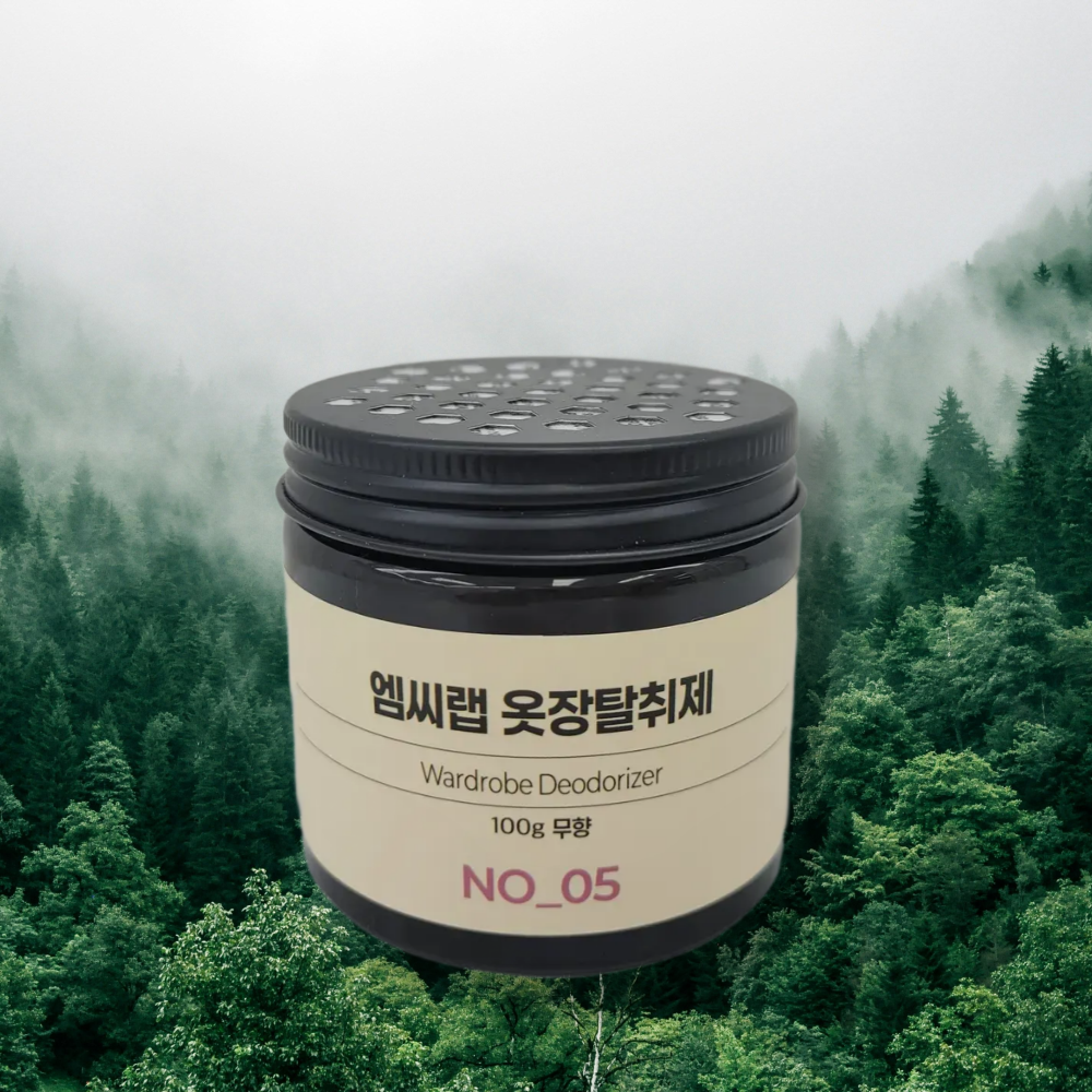 옷장탈취제 옷장 방향제 냄새제거 옷방 냄새 킬러 No5 엠씨랩 - 상품 이미지