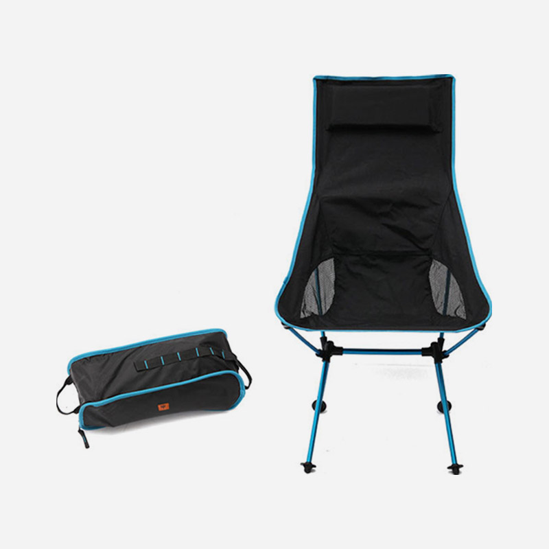 KOOLMAN(쿨맨) 초경량 릴렉스 체어 캠핑의자 A형 롱, 스카이블루, 1개