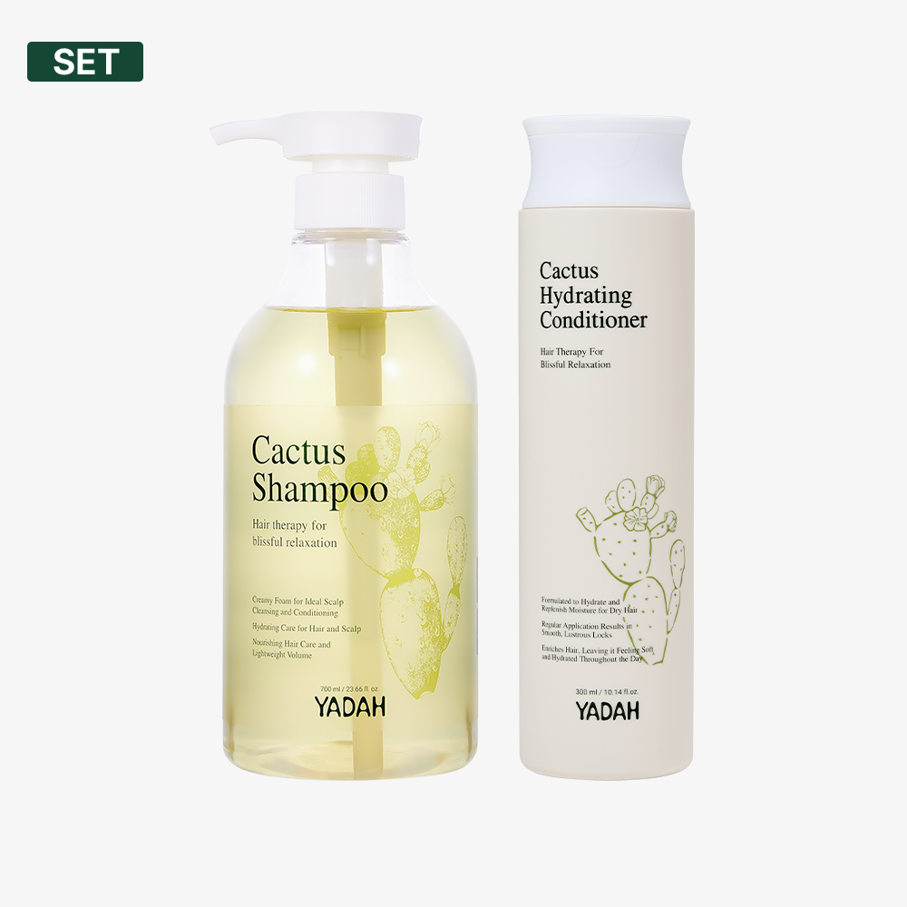 야다 데일리 헤어 루틴 2종(샴푸 700ml+컨디셔너 300ml)