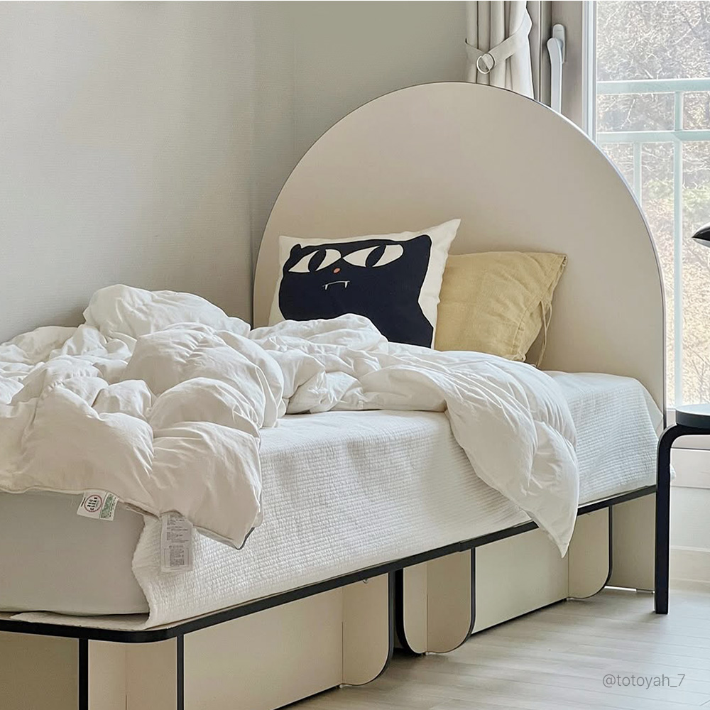 누어 룬드 아크 반원헤드 수납침대 프레임 싱글 슈퍼싱글 S/SS