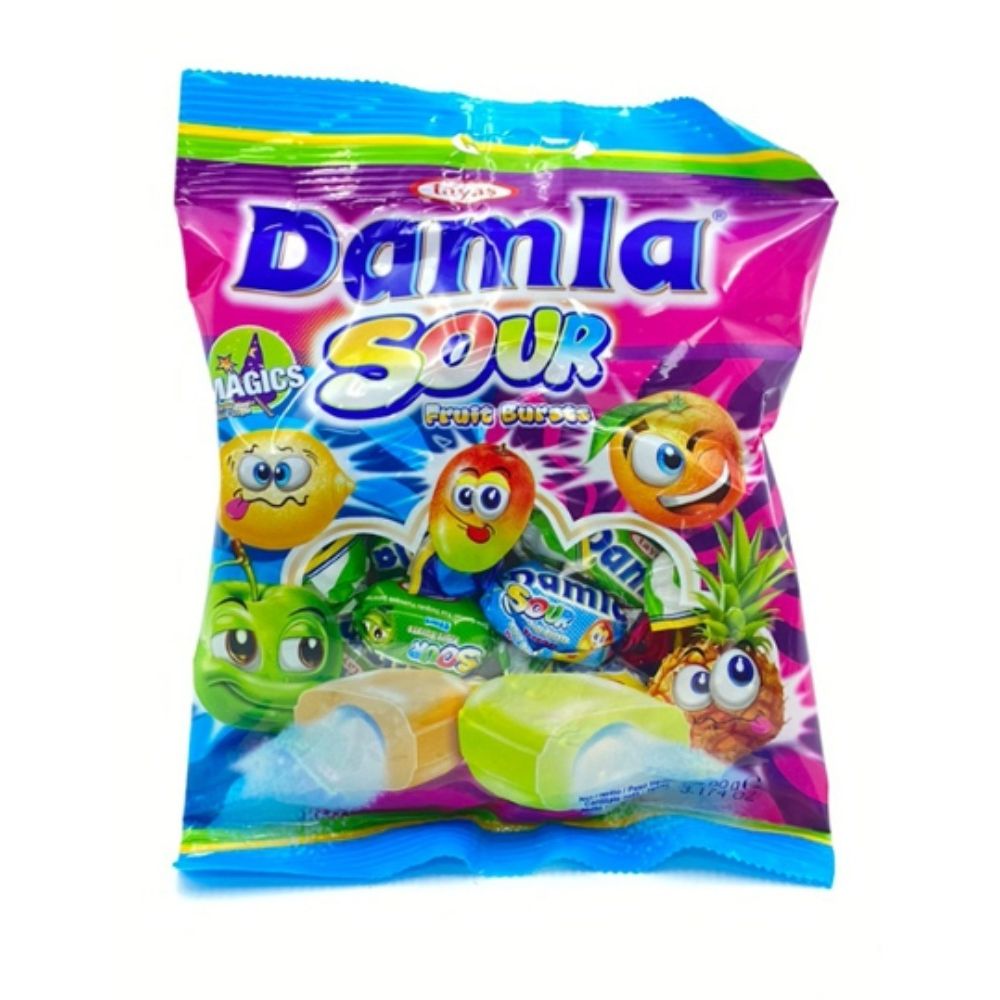 간식  담라 사워 소프트 캔디  90g  X  12개 : 그레이트바스켓