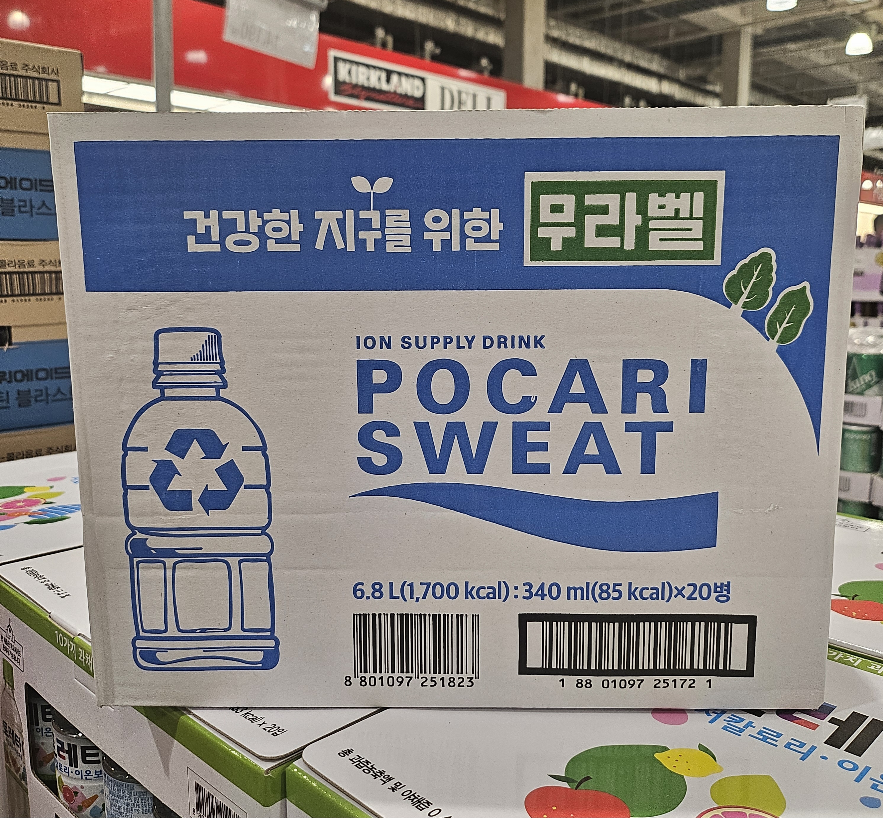 동아오츠카 포카리스웨트 이온음료 코스트코 340ml 20개