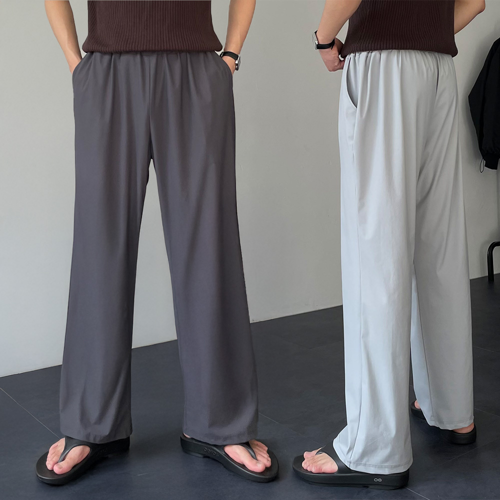 1+1 남자냉장고바지 남자통바지 벌룬팬츠 - 상품 이미지