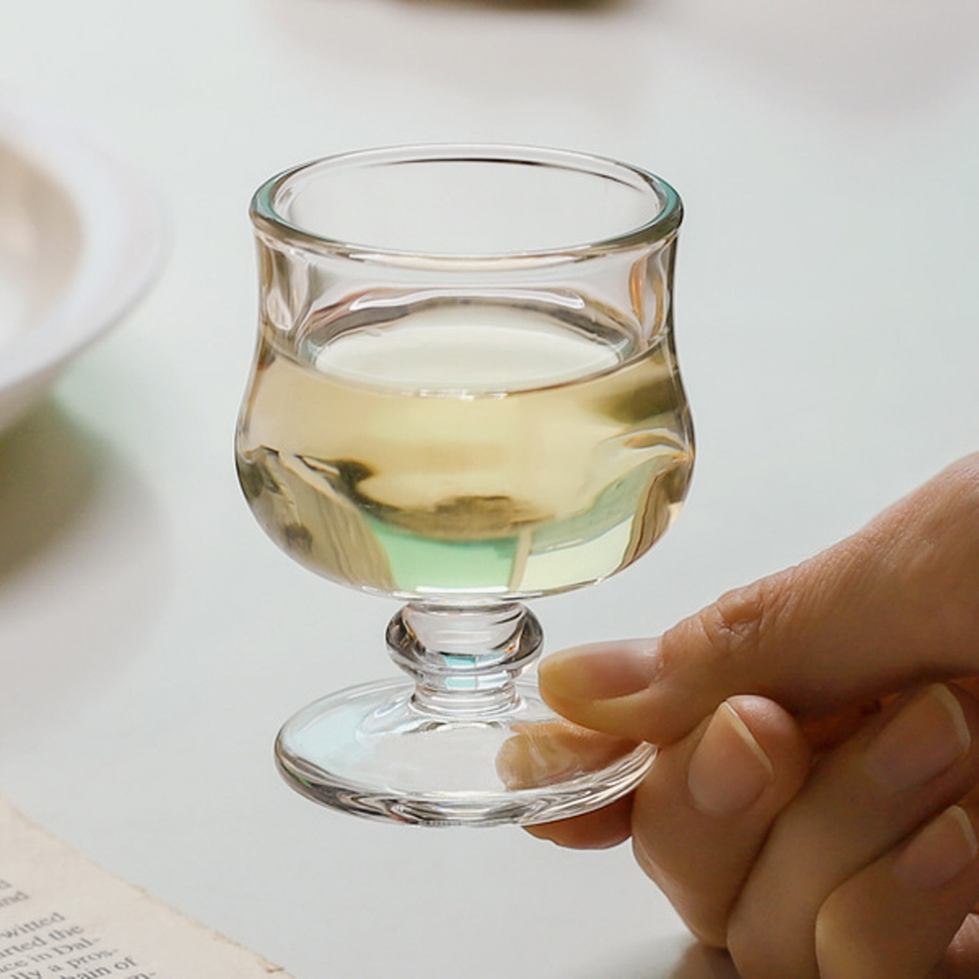 고블렛 소주잔 연태고량주 꼬냑 사케잔 술잔 빼갈잔 홈파티 집들이선물 50ml - 상세 이미지 3