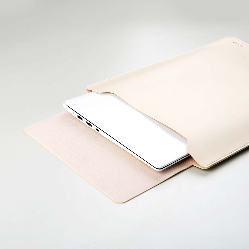 모락 마스 가죽 노트북 파우치 케이스 맥북 갤럭시북 엘지그램 13인치 15인치 17인치 - 상세 이미지 3