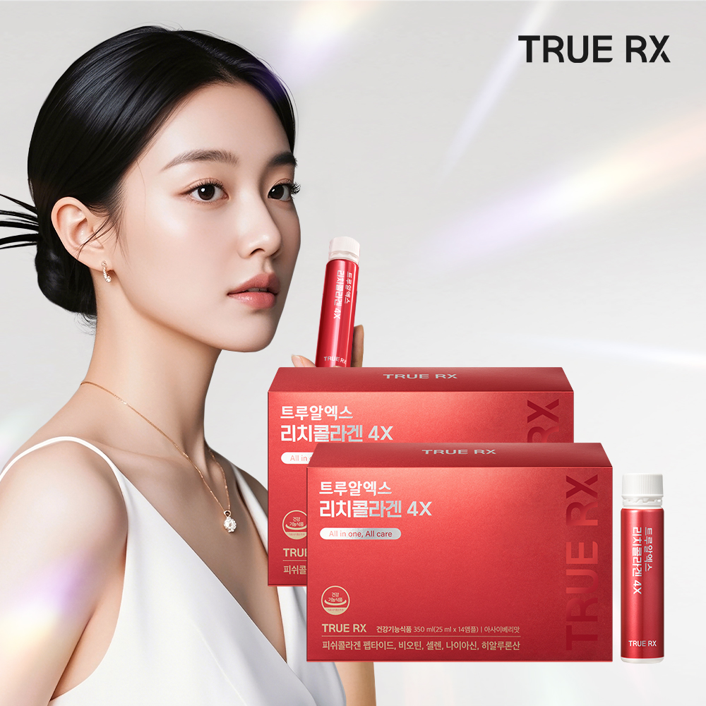 트루알엑스 리치 콜라겐 4X, 엘라스틴 히알루론산 비오틴 클리오 14개입, 2개 - 상품 이미지