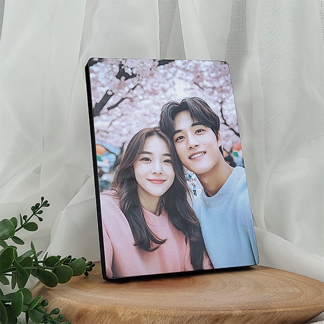 핸드폰 사진 감성 액자 제작 · 프리미엄 사진 인화 미니 출력 · 정사각 9x9